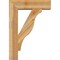 Ekena Millwork Funston Block Rough Sawn Bracket w/ Offset Brace, Western Red Cedar, 8"W x 28"D x 40"H BKT0806X28X40FST05RWR - alternate 3